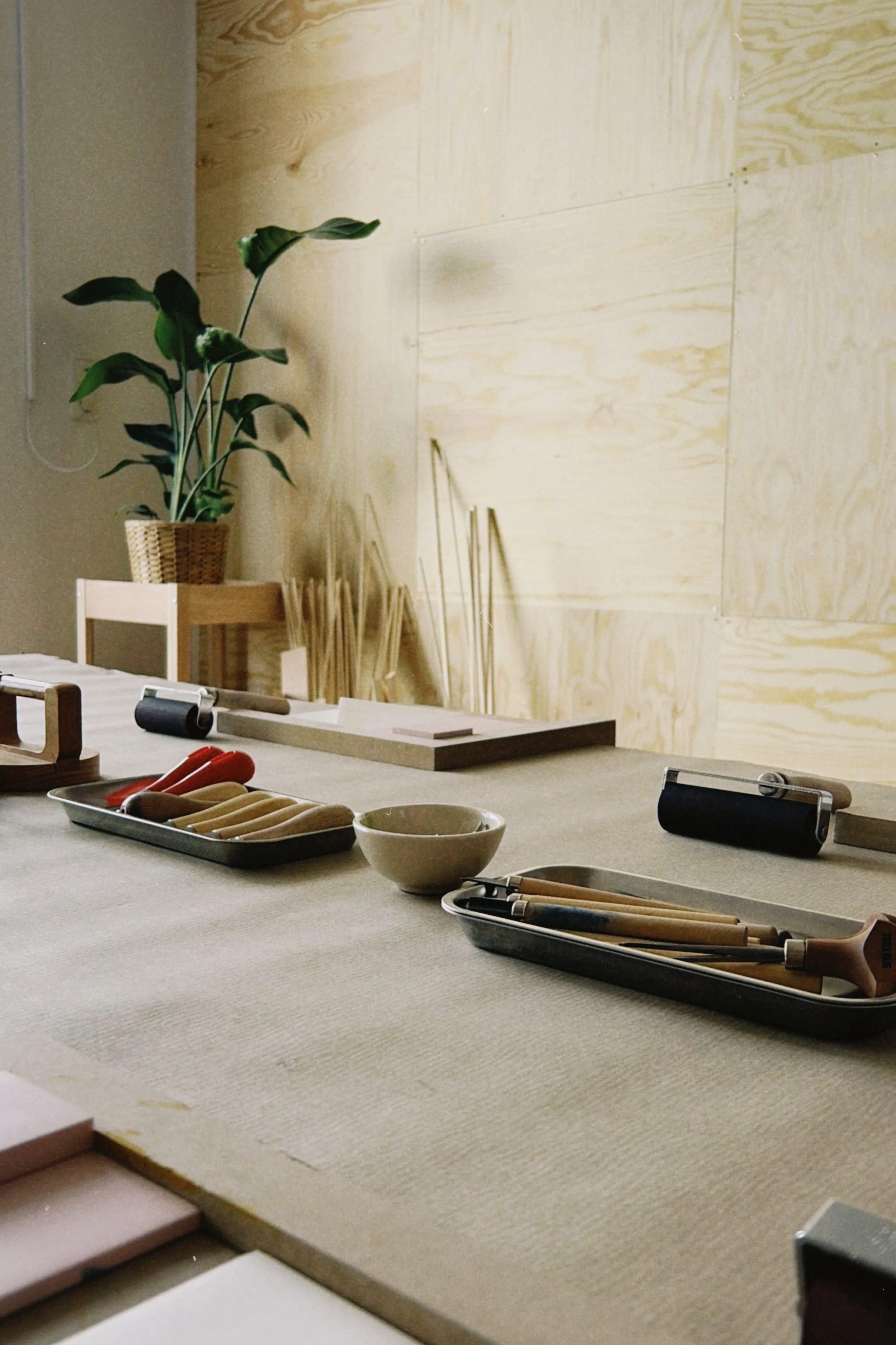 DIY Linoldruck  Workshop München