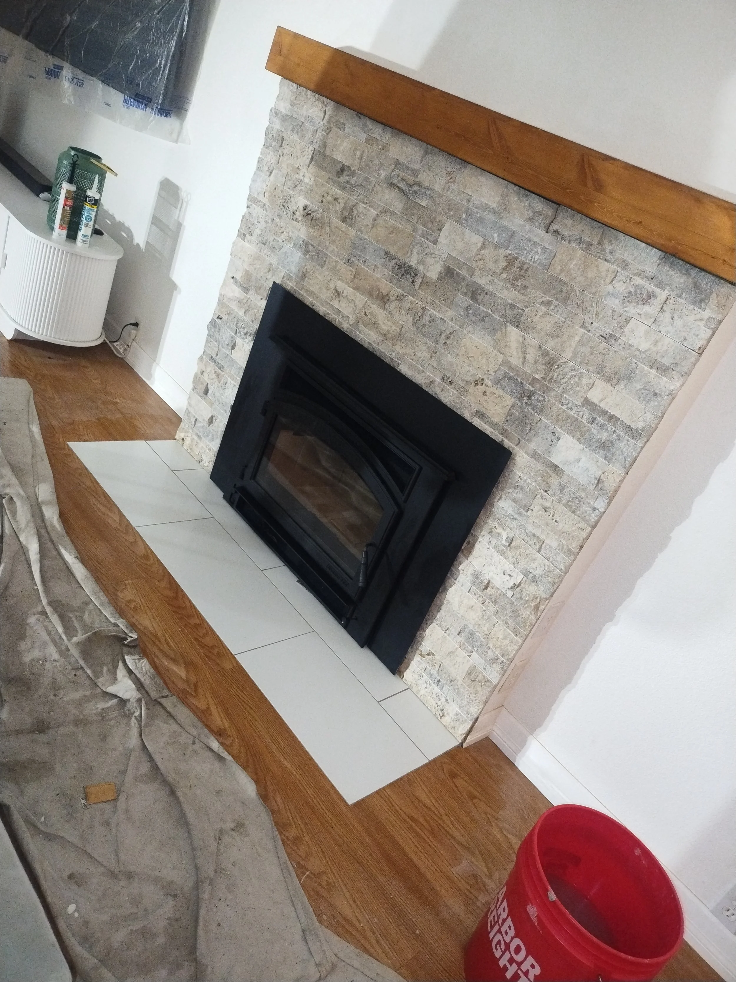 Fireplace remodel