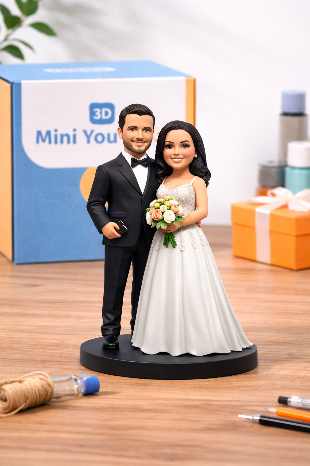 Wedding couple figurine
