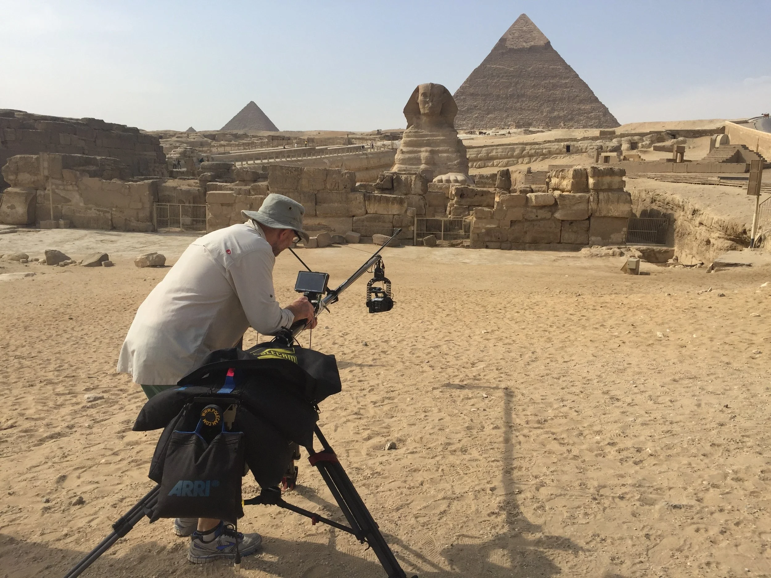 Amazing behind the scenes access filming Tutankhamun Documentary
