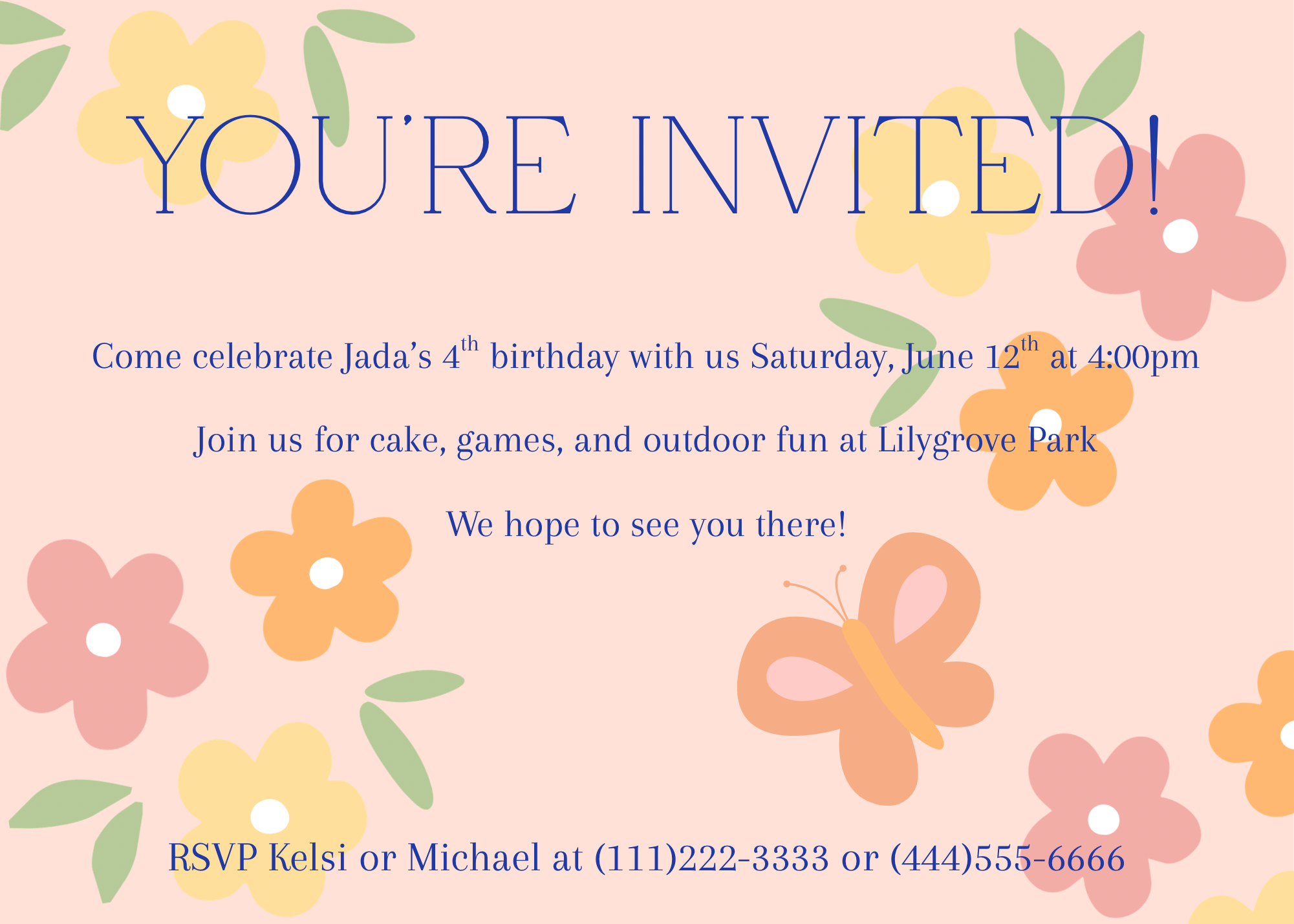 Digital Invite | Graphic Design