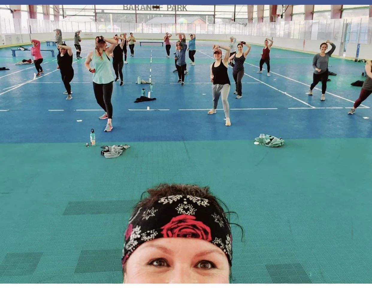 Covid Kickboxing at the park!