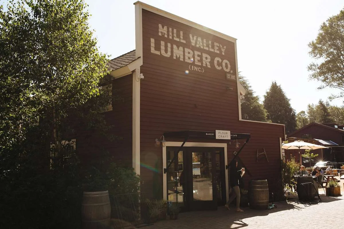 SF Chronicle - Mill Valley’s new shopping hub is a revamped lumber yard