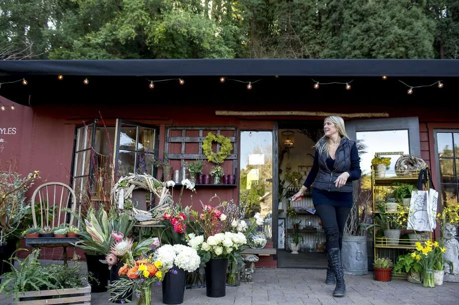 SF Gate - Mill Valley floral designer gets new digs