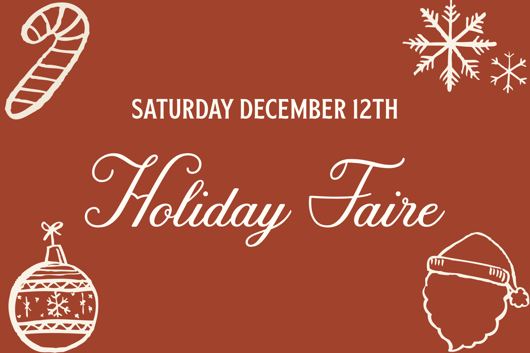 Holiday Faire Maker's Market + Photos with Santa