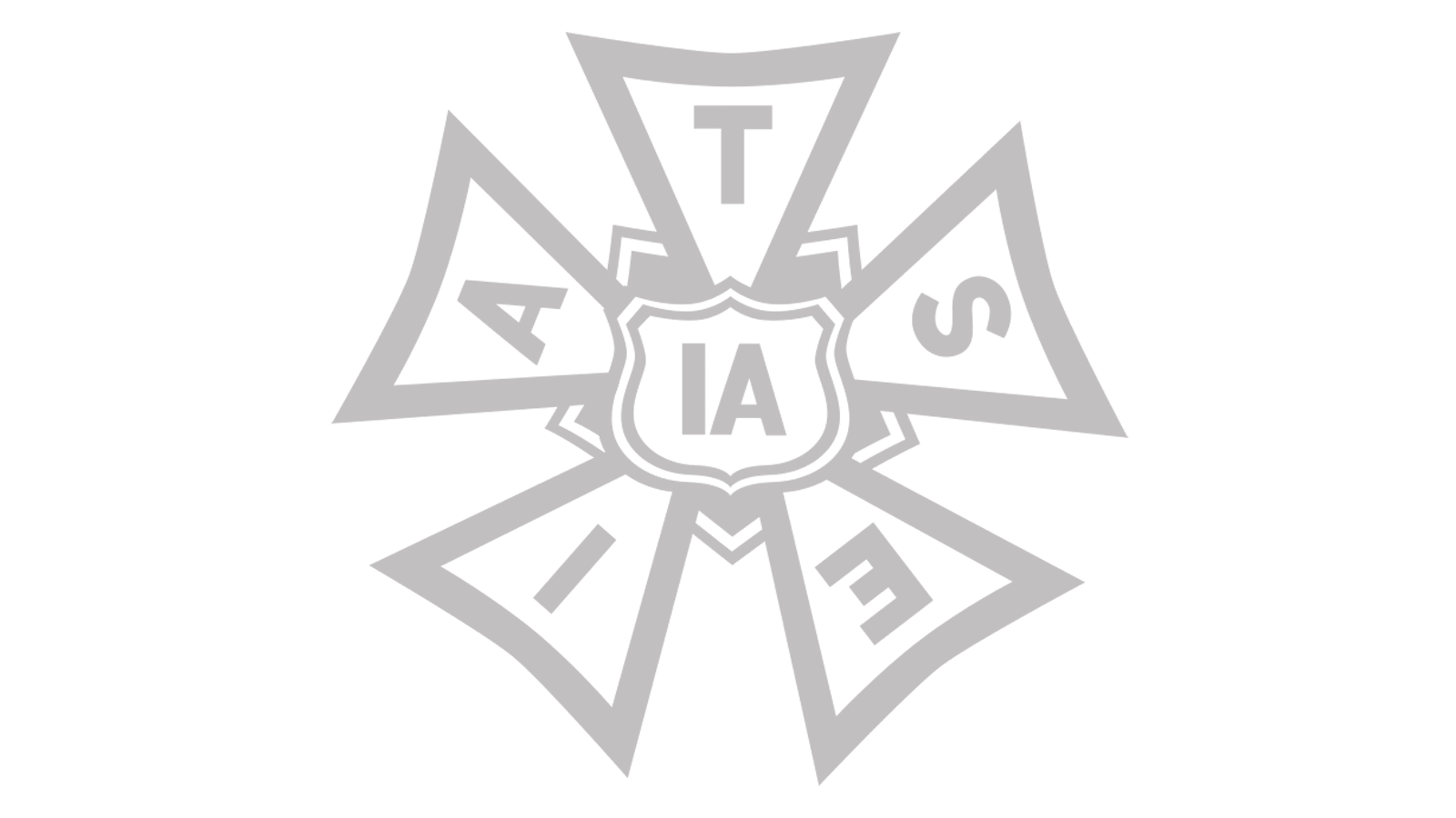 The badge of the International Association of Fire Fighters, featuring a star with the words 'International Association of Fire Fighters'.