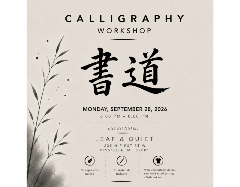 Serene Calligraphy Workshop
