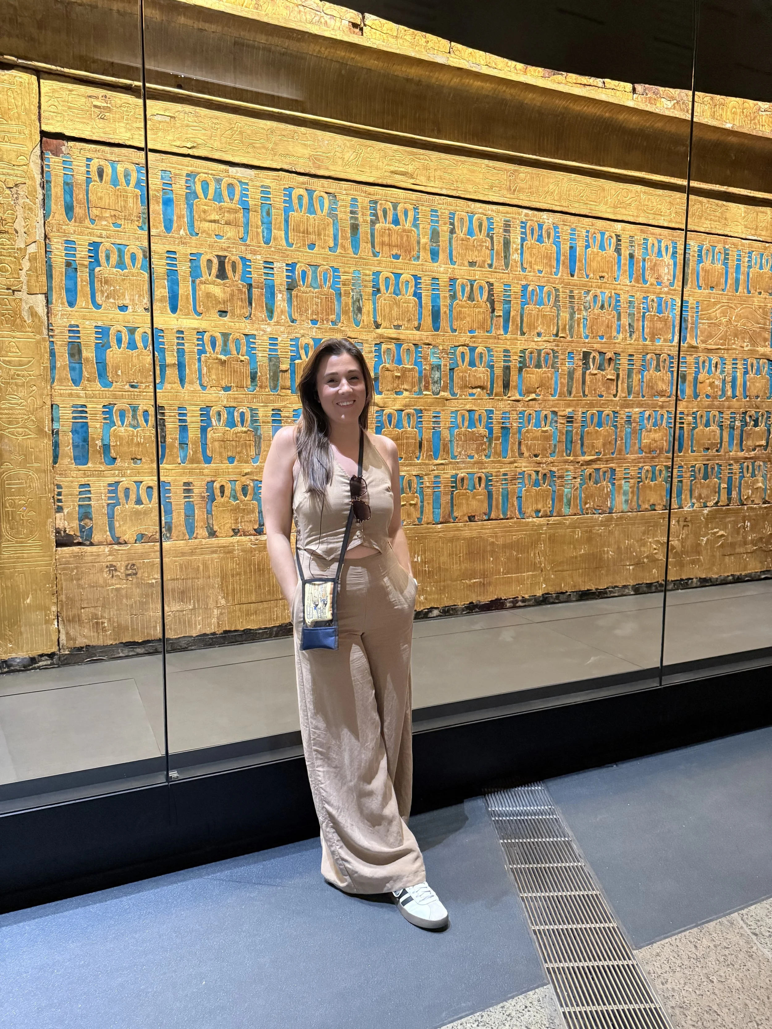 King Tut Burial Coffin in the Grand Egyptian Museum
