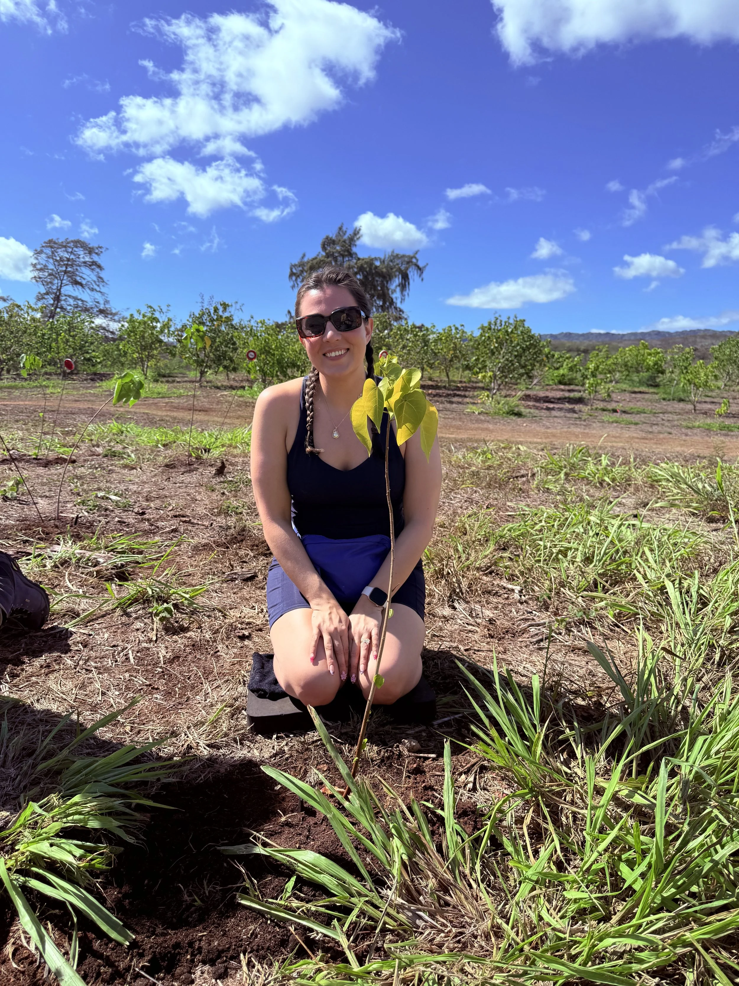 Tree Planting Dedication at Gunstock Ranch - O'ahu, HI