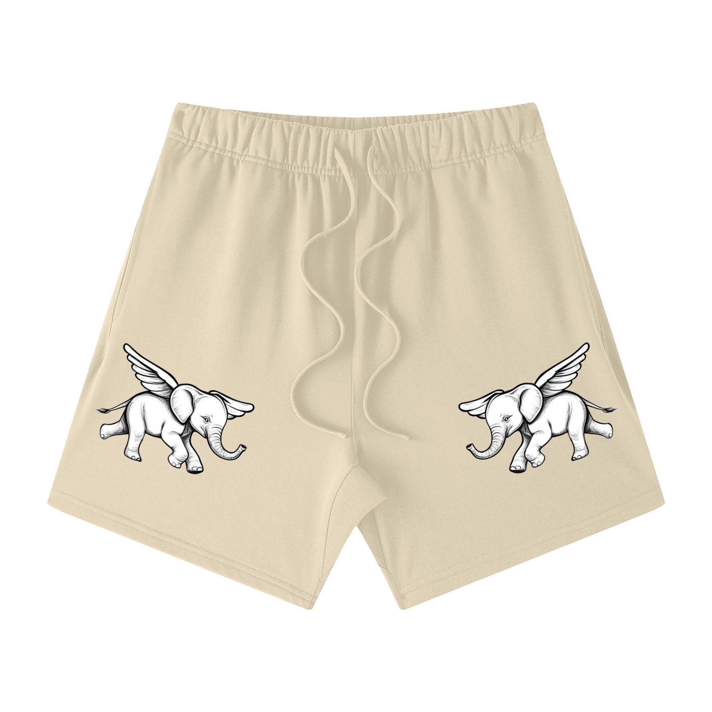 High Tone Loose Fit Logo Shorts