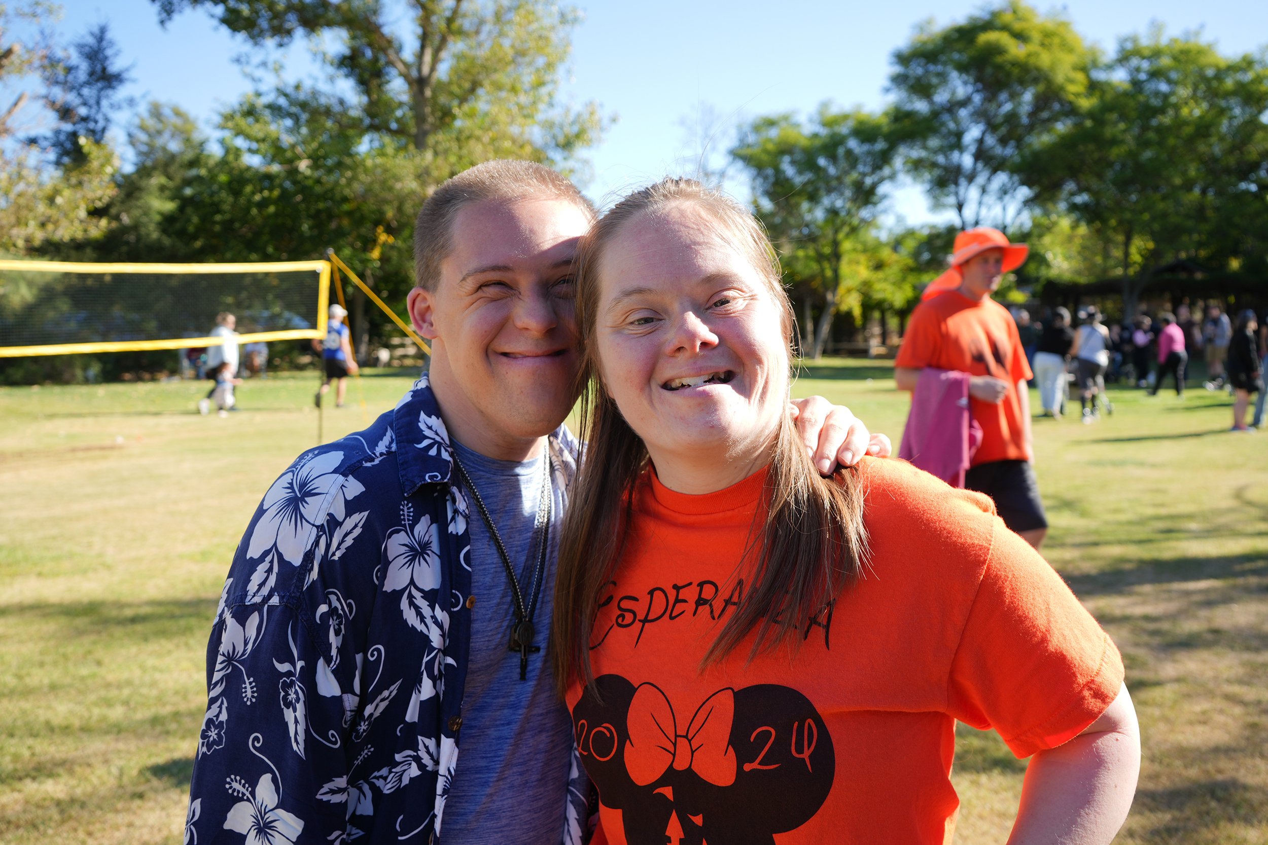 Man and woman enjoying day in the sun