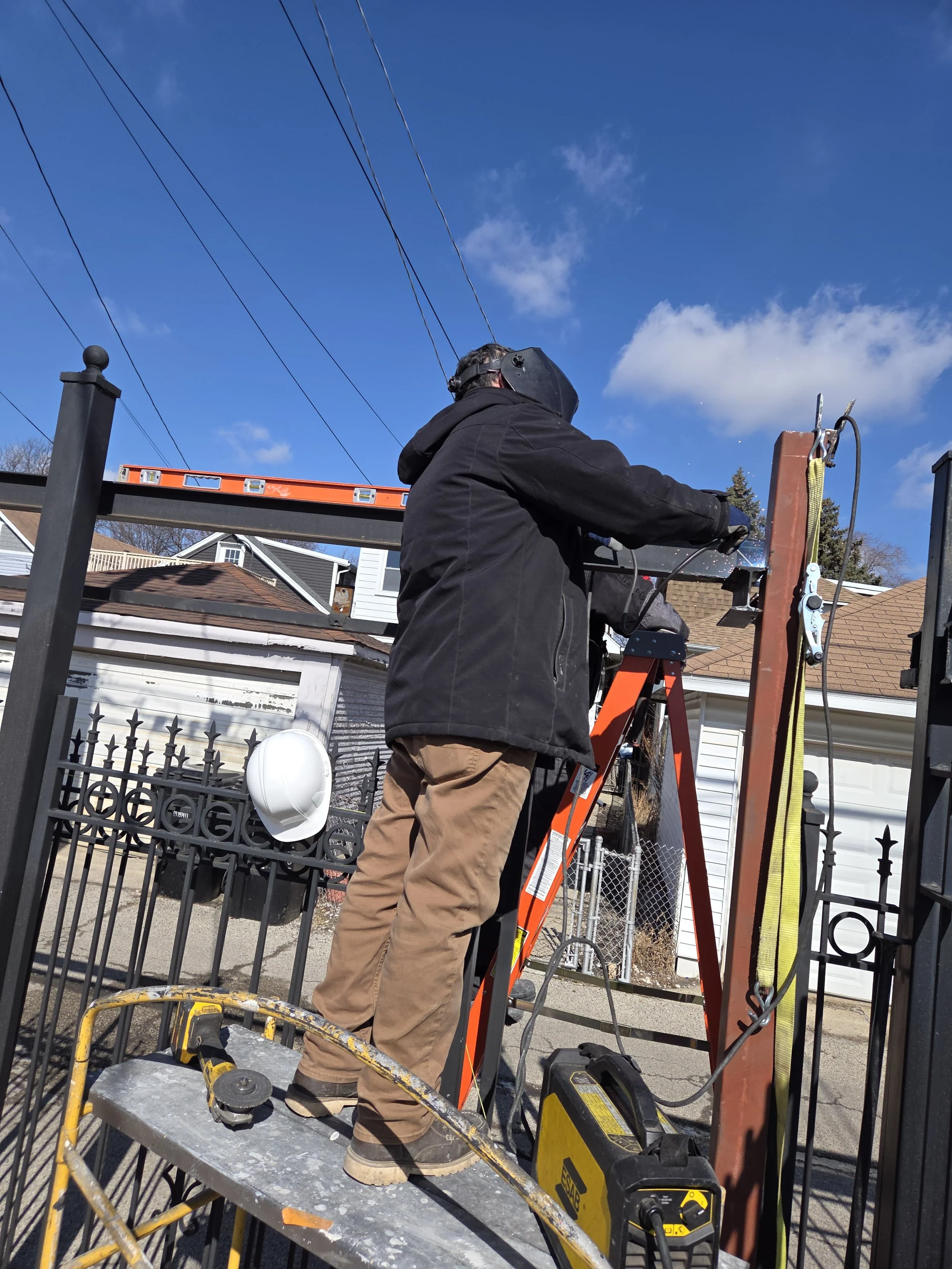 Welding services by Suarez Fence & Construction across Chicago, Cook County, and the surrounding collar counties since 1997.