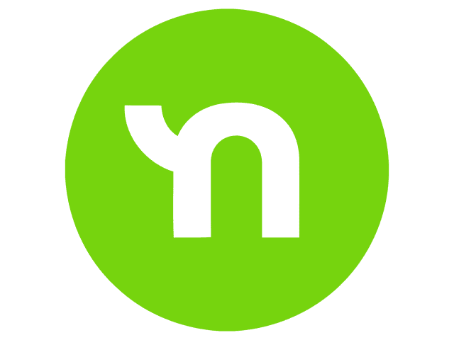 Green circular logo with a white lowercase 'n' in the center.