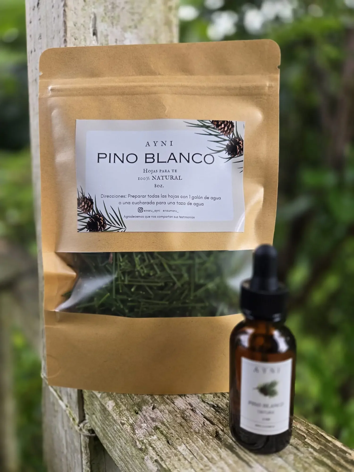 Bundle: Ritual de Pino Blanco (Tintura y Té)