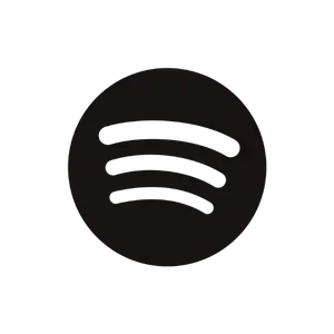 Logo de Spotify en colores gris oscuro