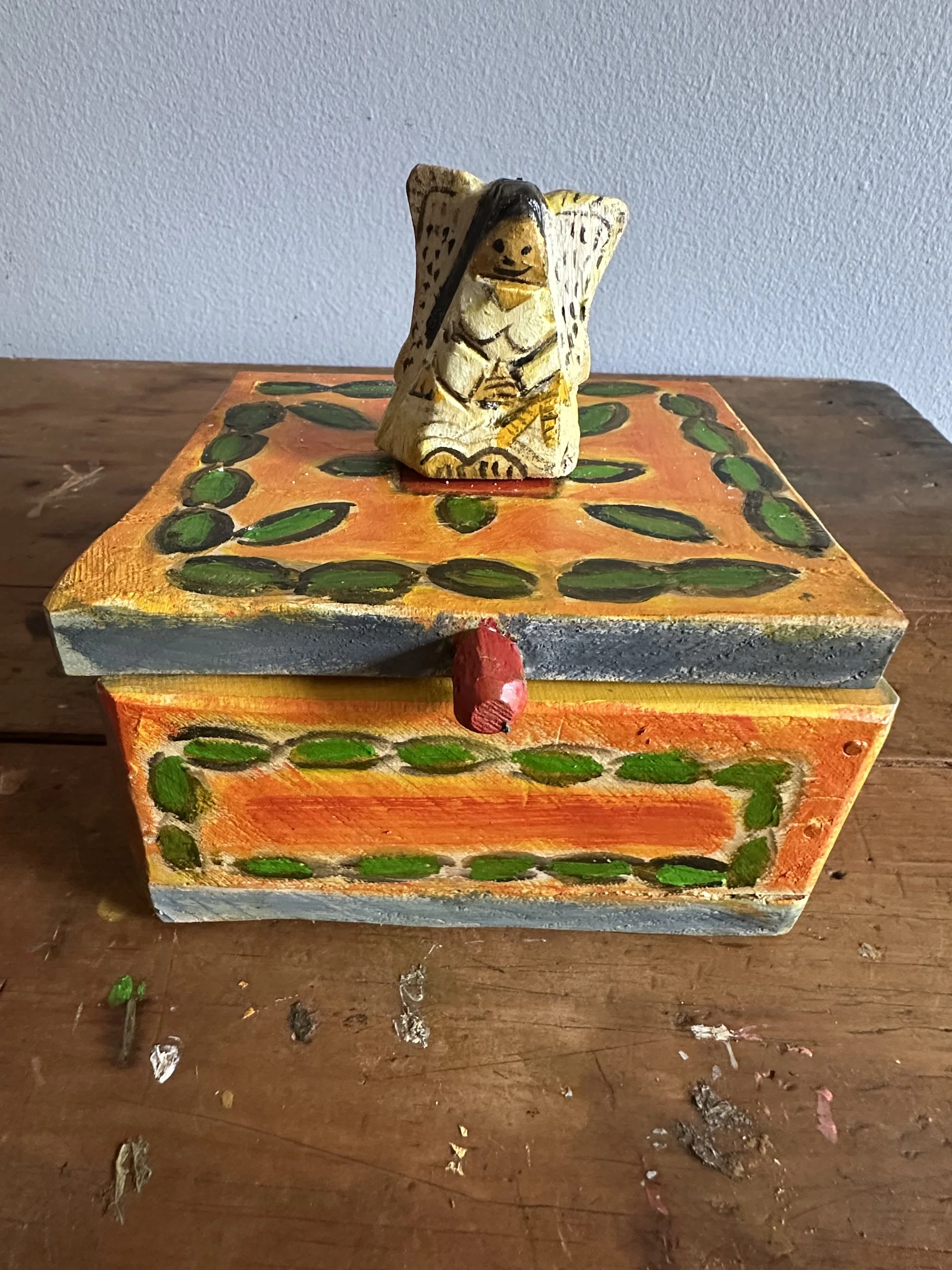Orange Prayer Box