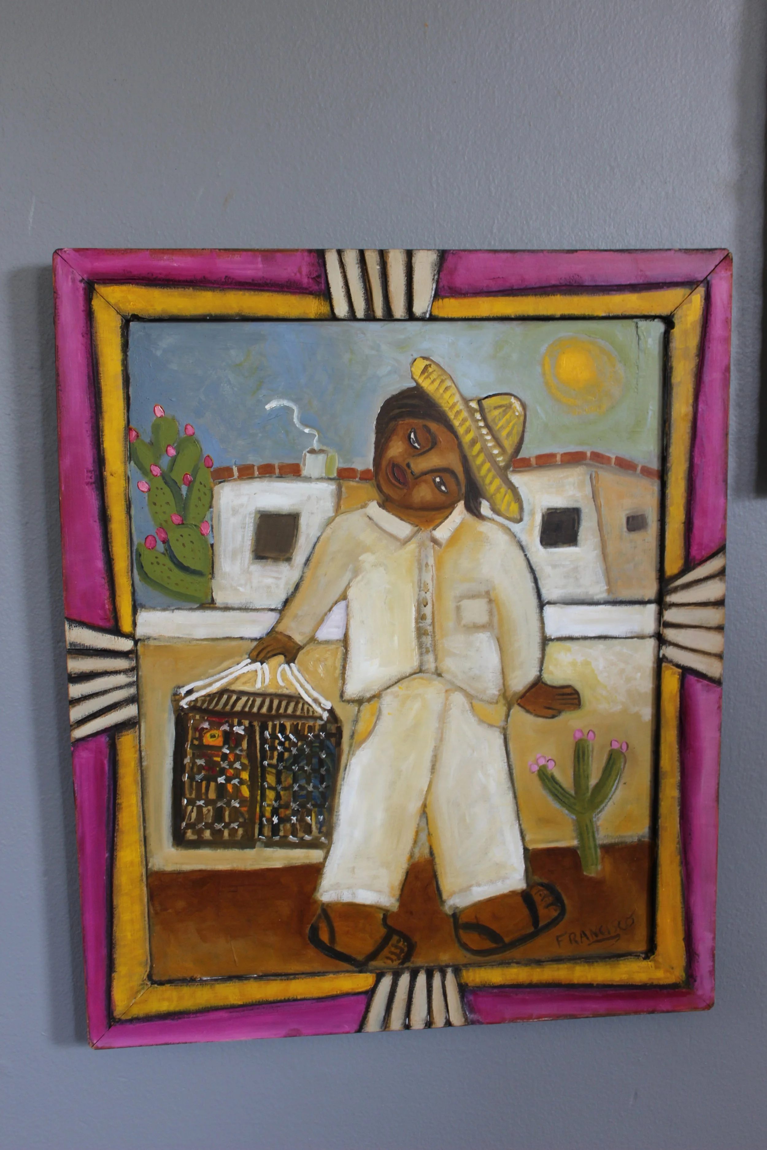 El Chamaco Con Su Gallo (A Boy with His Rooster)