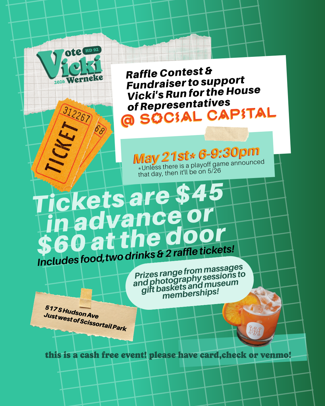 May 21st Advance Tickets