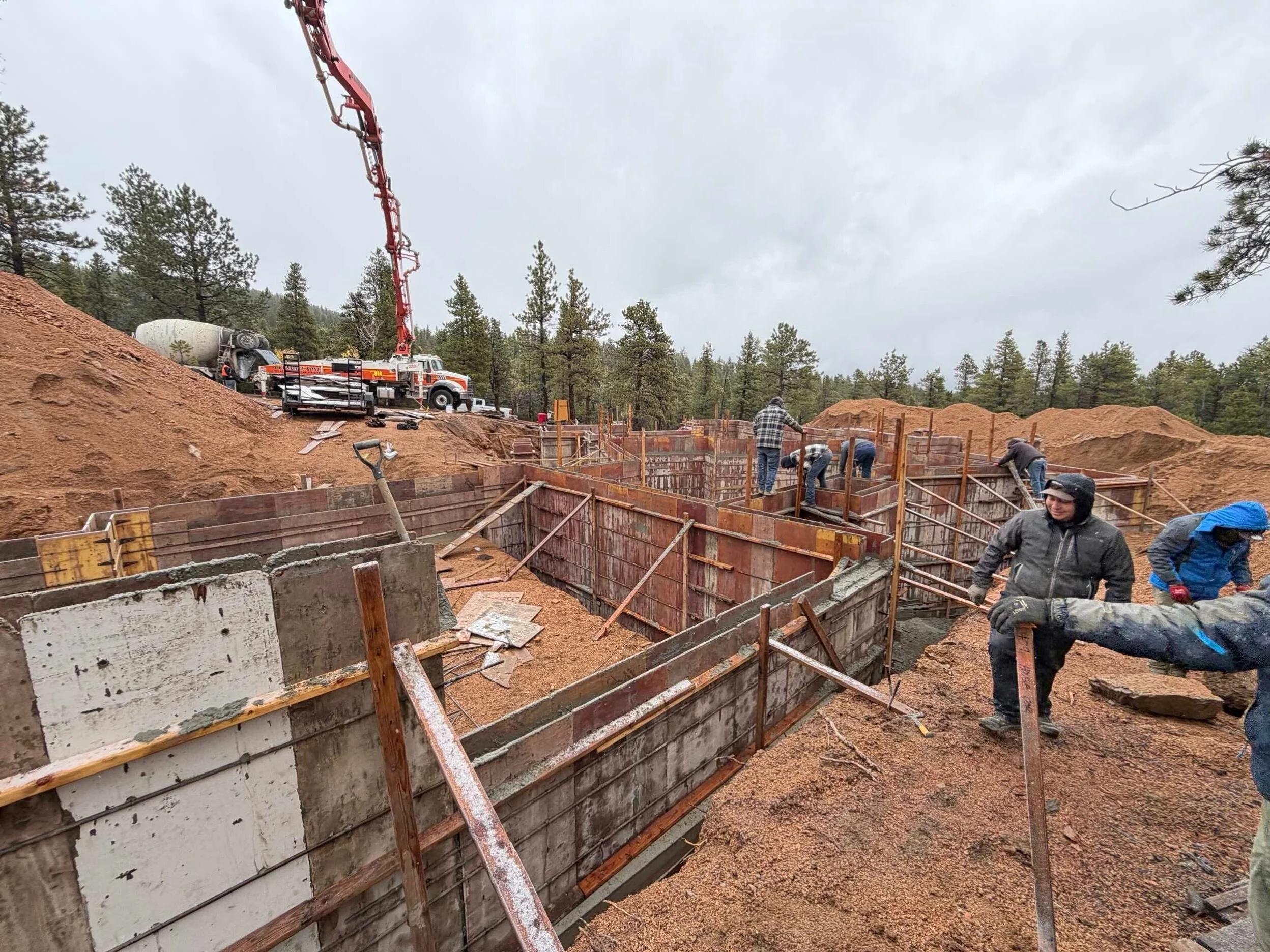 🏗️ A Strong Foundation Starts With Great Partners

Rain, snow, mud, or sunshine &mdash; the work goes on. We&rsquo;re making progress on this new foundation in Bailey, Colorado, and there&rsquo;s nothing quite like seeing concrete start to define th