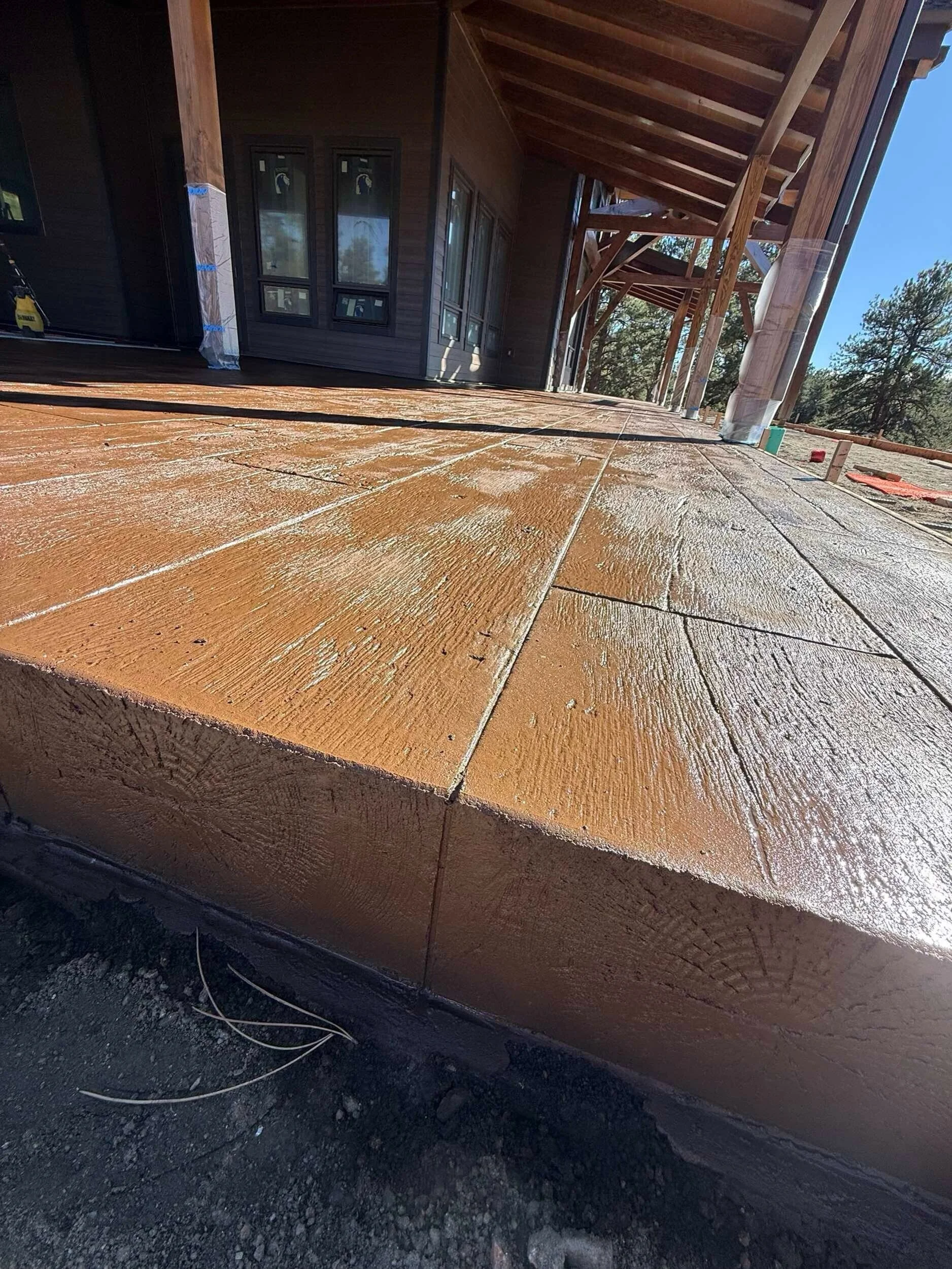 It&rsquo;s a flatwork kind of Friday! What a great job by Toma! #bestbuiltstandard #concrete #stampedconcrete #architecture