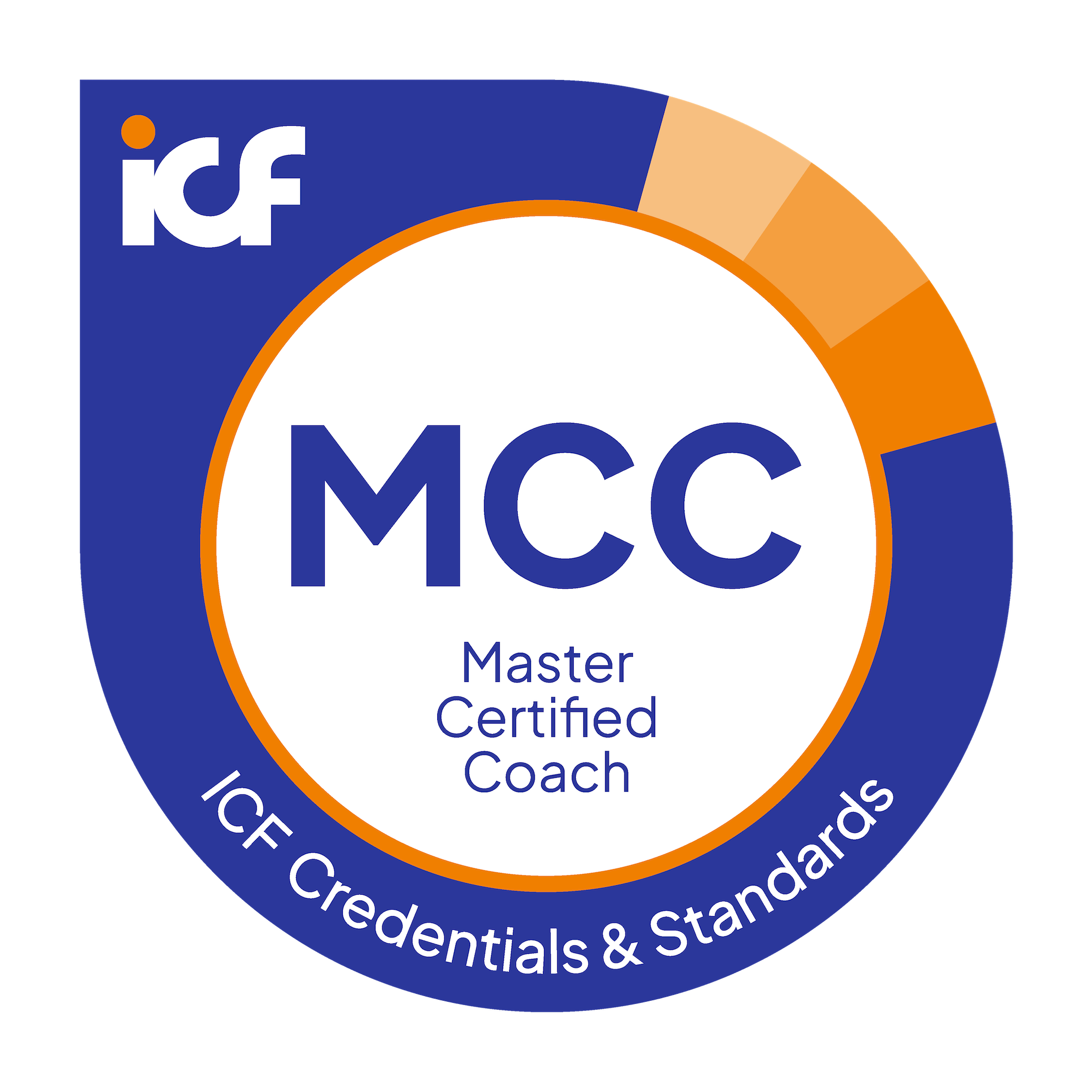 International Coaching Federation MCC Badge, held by only 4% of coaches worldwide