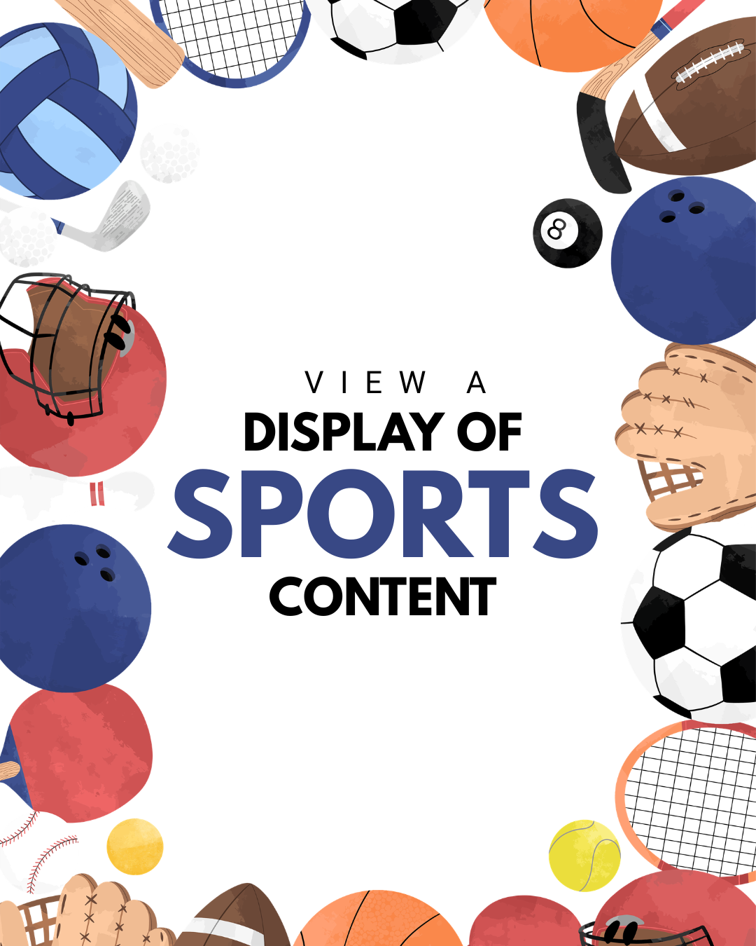 Sports Content & Projects