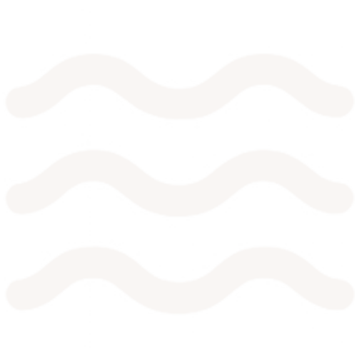 Three white wavy lines stacked vertically on a black background.
