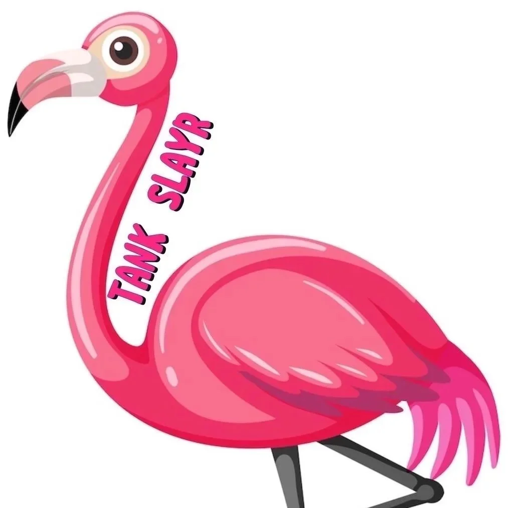 Tank Slayr – Flamingo Sticker