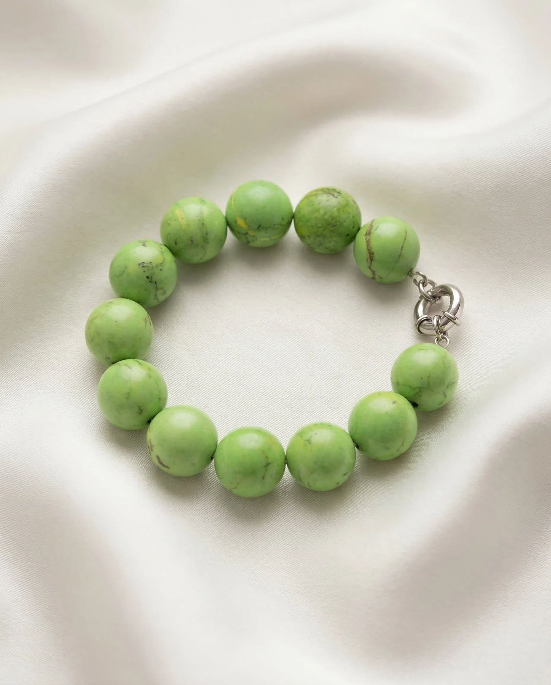 Green Beaded Bracelet