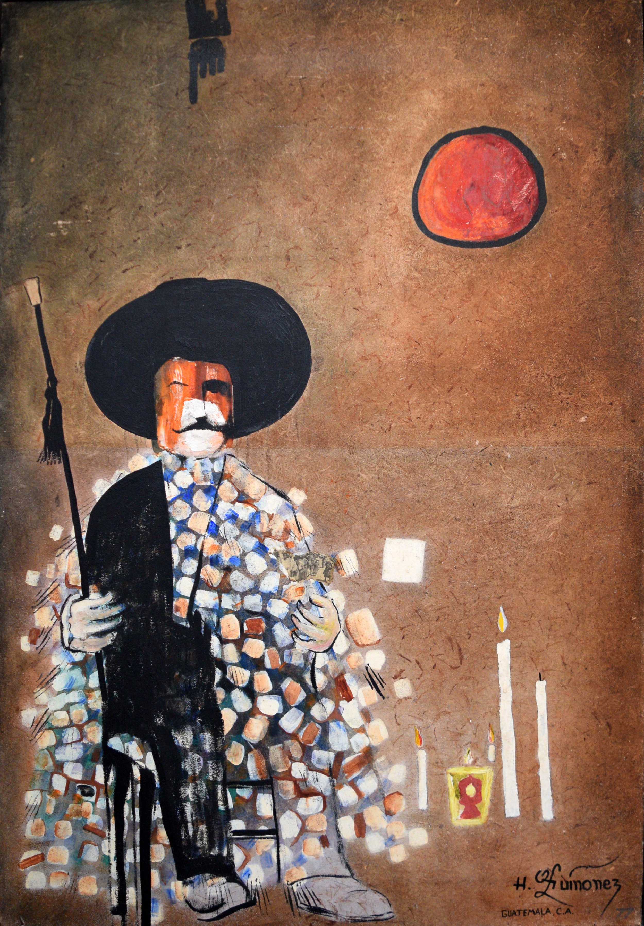 Hector Quiñonez, "Deidad de mi pueblo 1977"