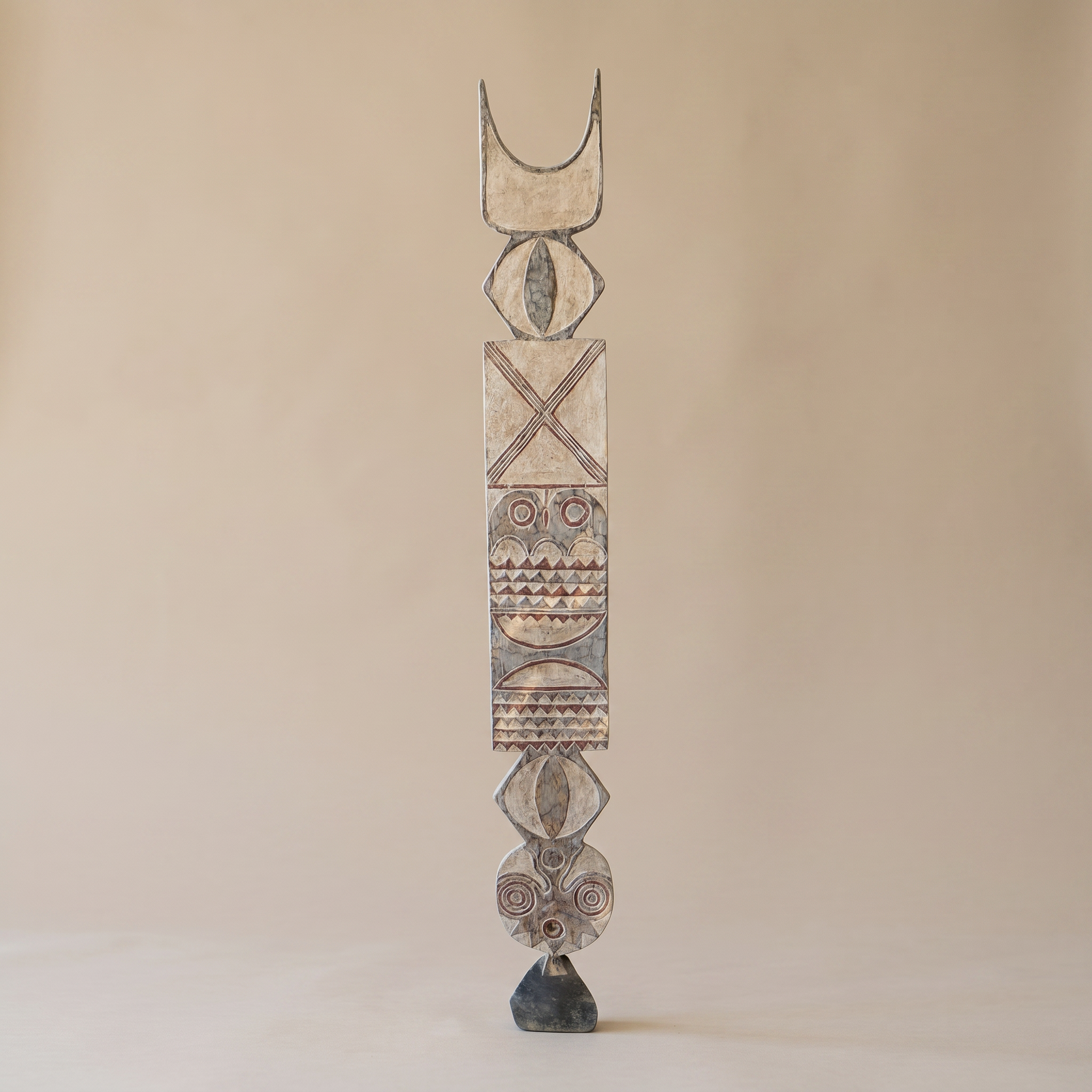 AFRICAN TALL SCULPTURE