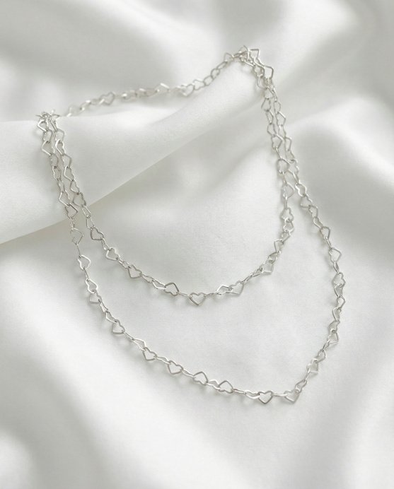 Heart-Link Chain Necklace