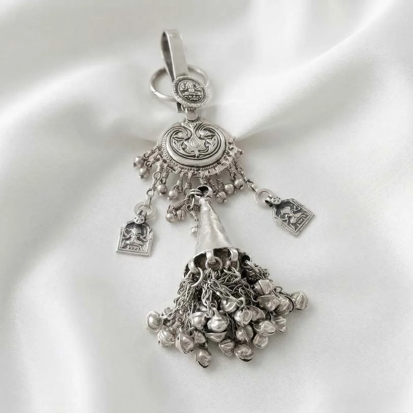 West African Silver Pendant