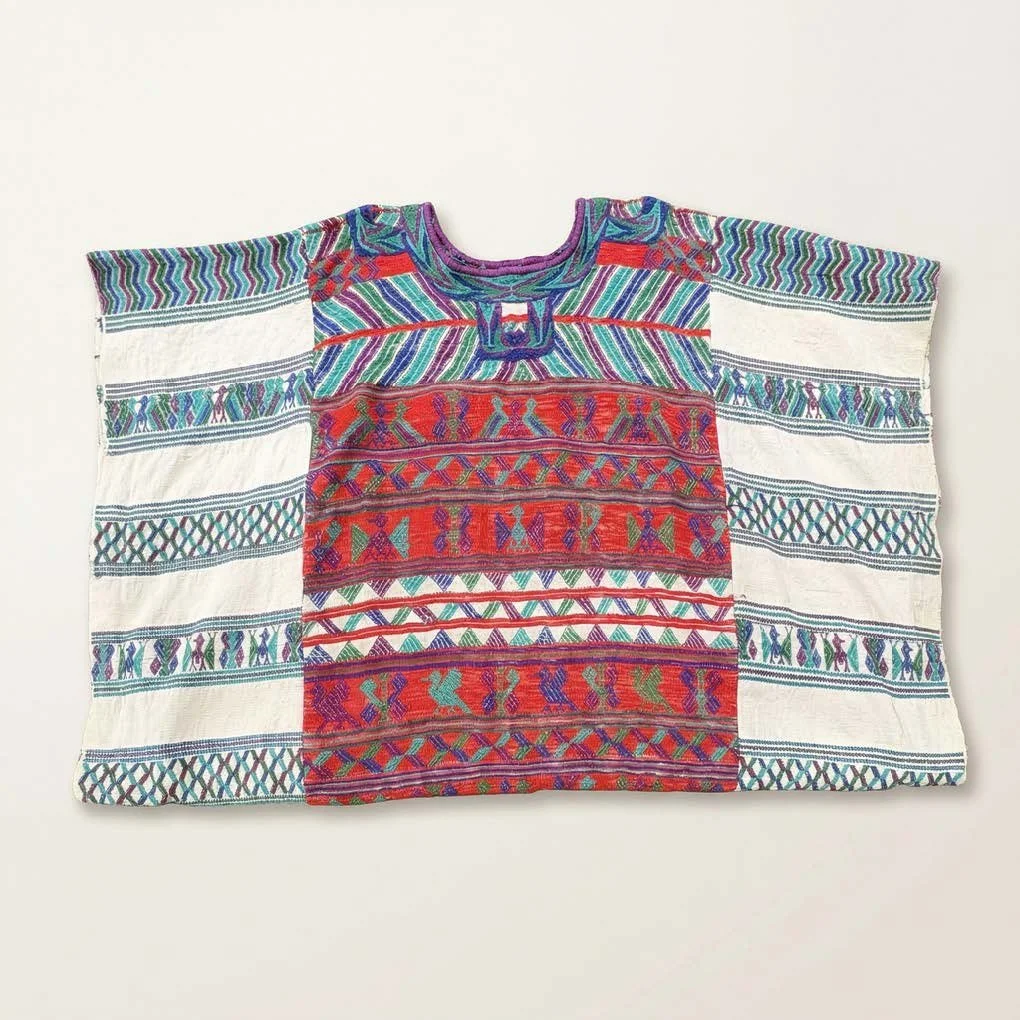 Central Panel Brocade Huipil