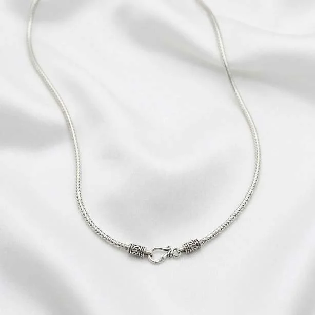 Classic Sterling Silver Herringbone Chain