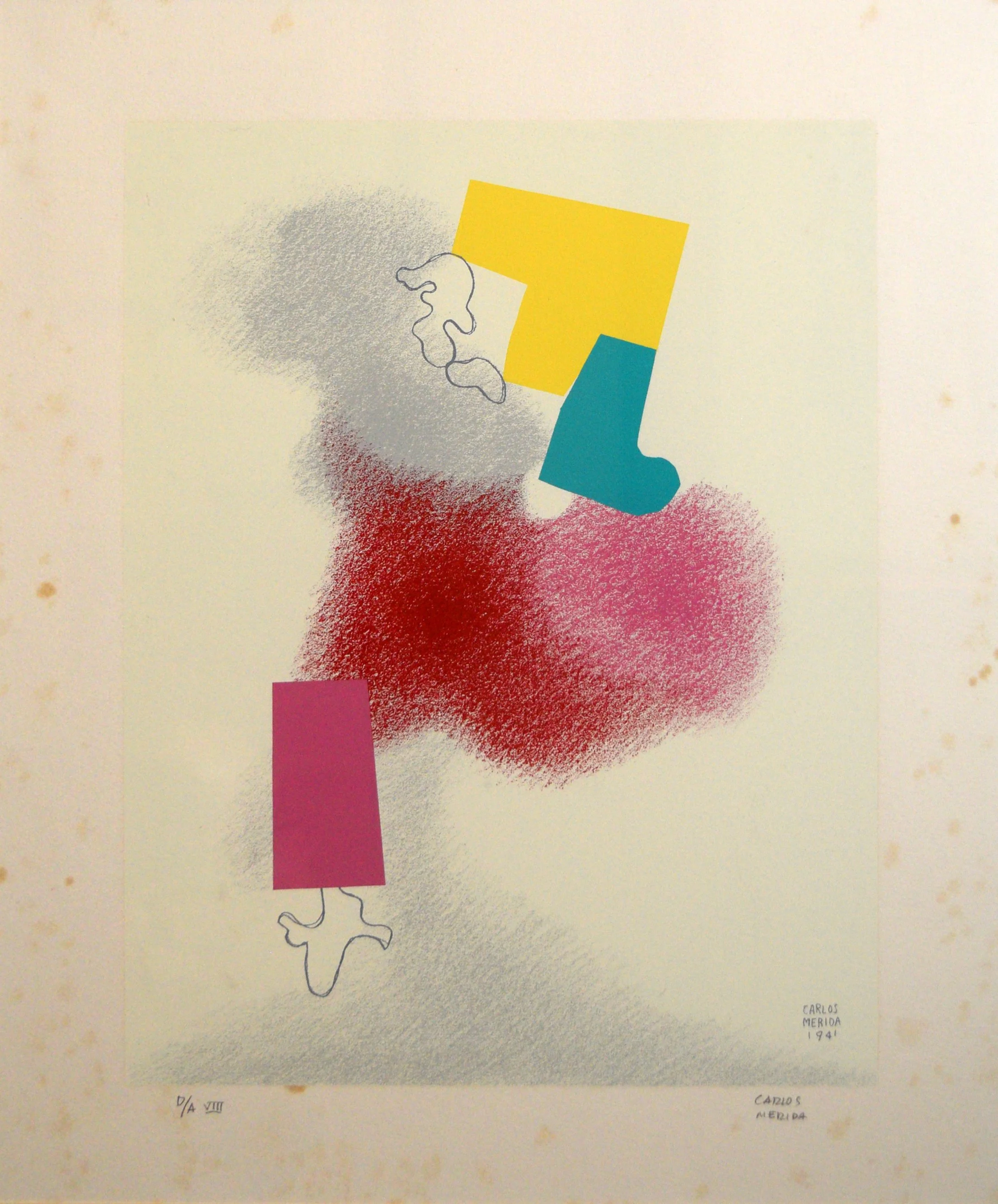 Carlos Mérida,  Of The Series "Cielos Lumínicos"