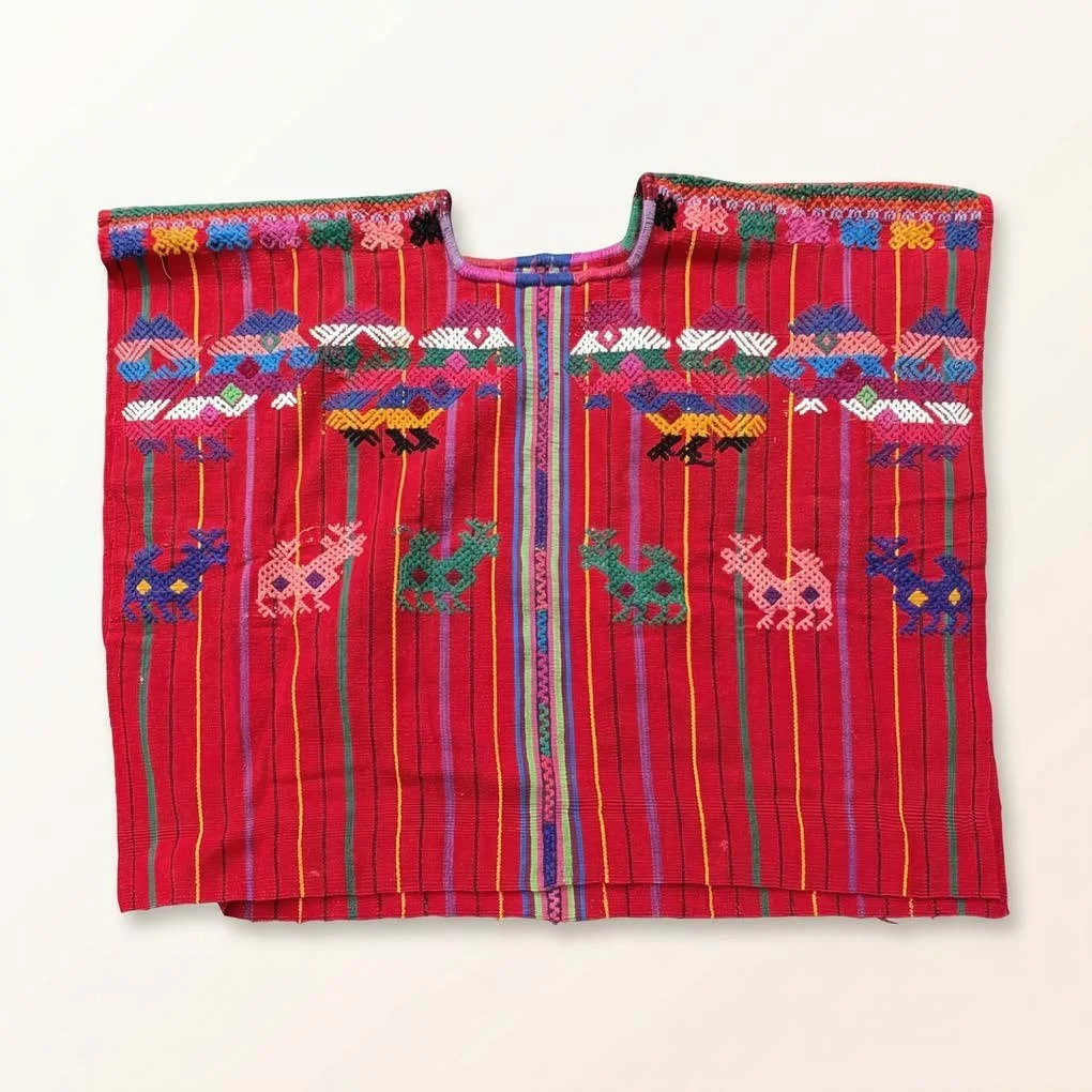 Bird & Deer Motif Huipil