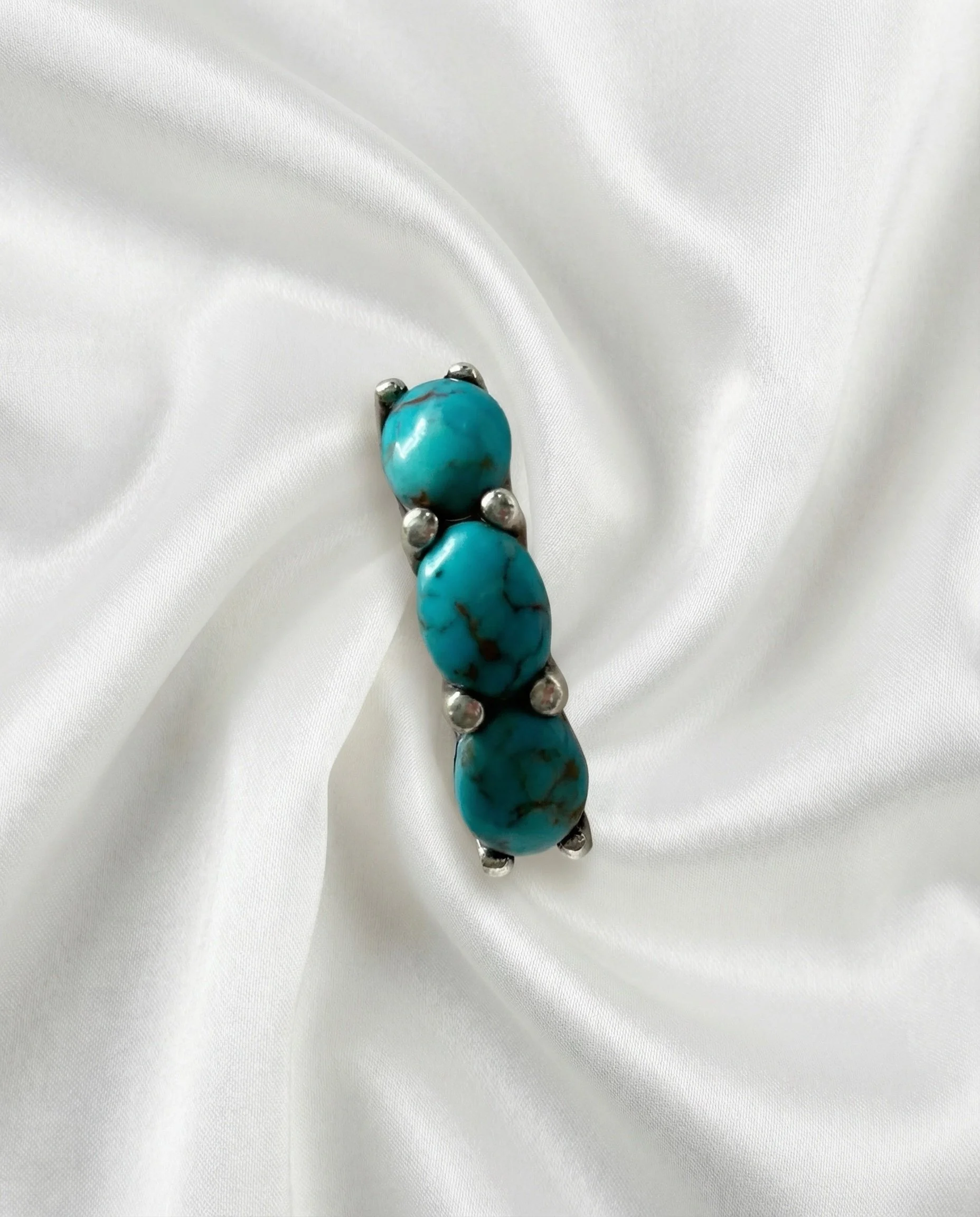 Three-Stone Turquoise Ring