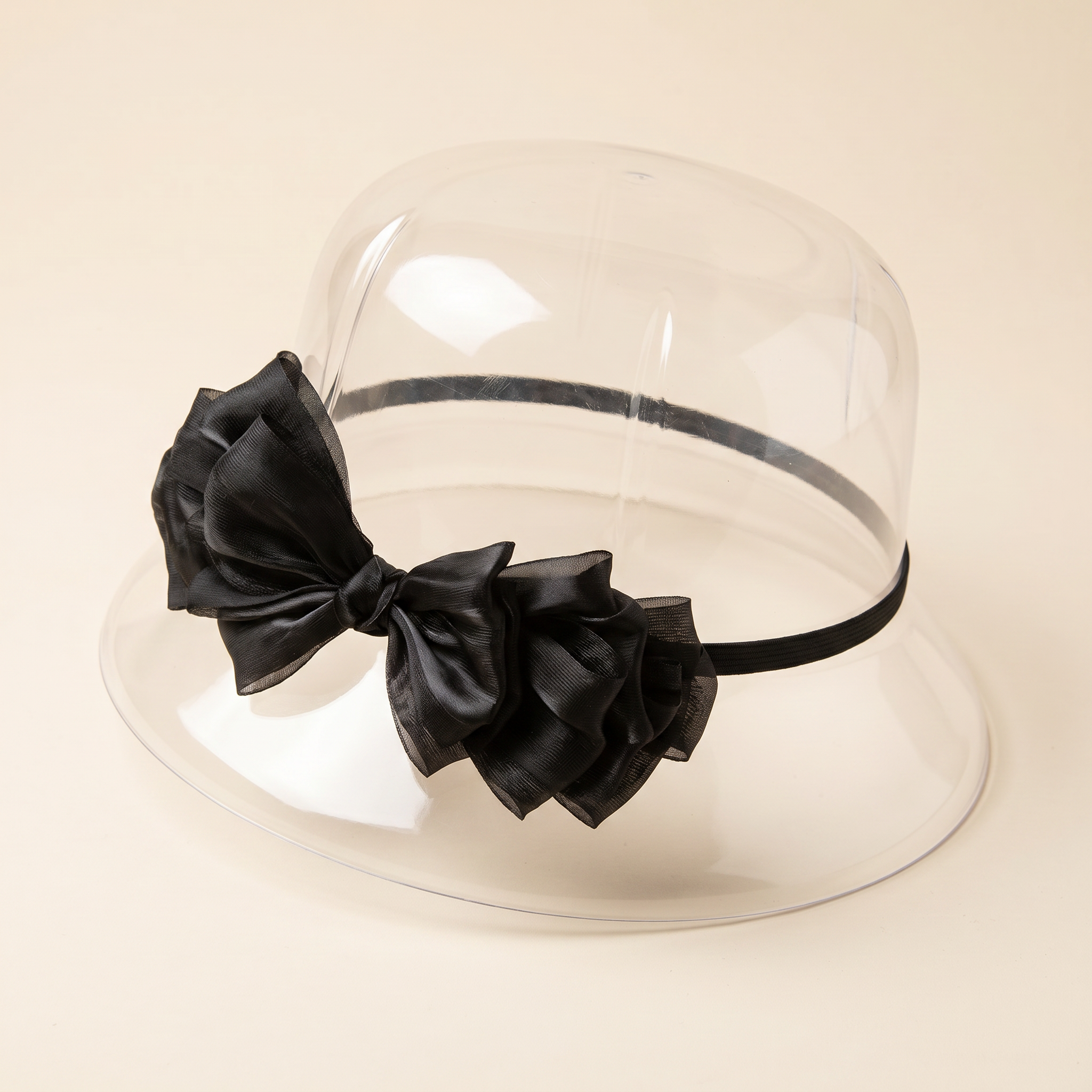 Black Satin Headband