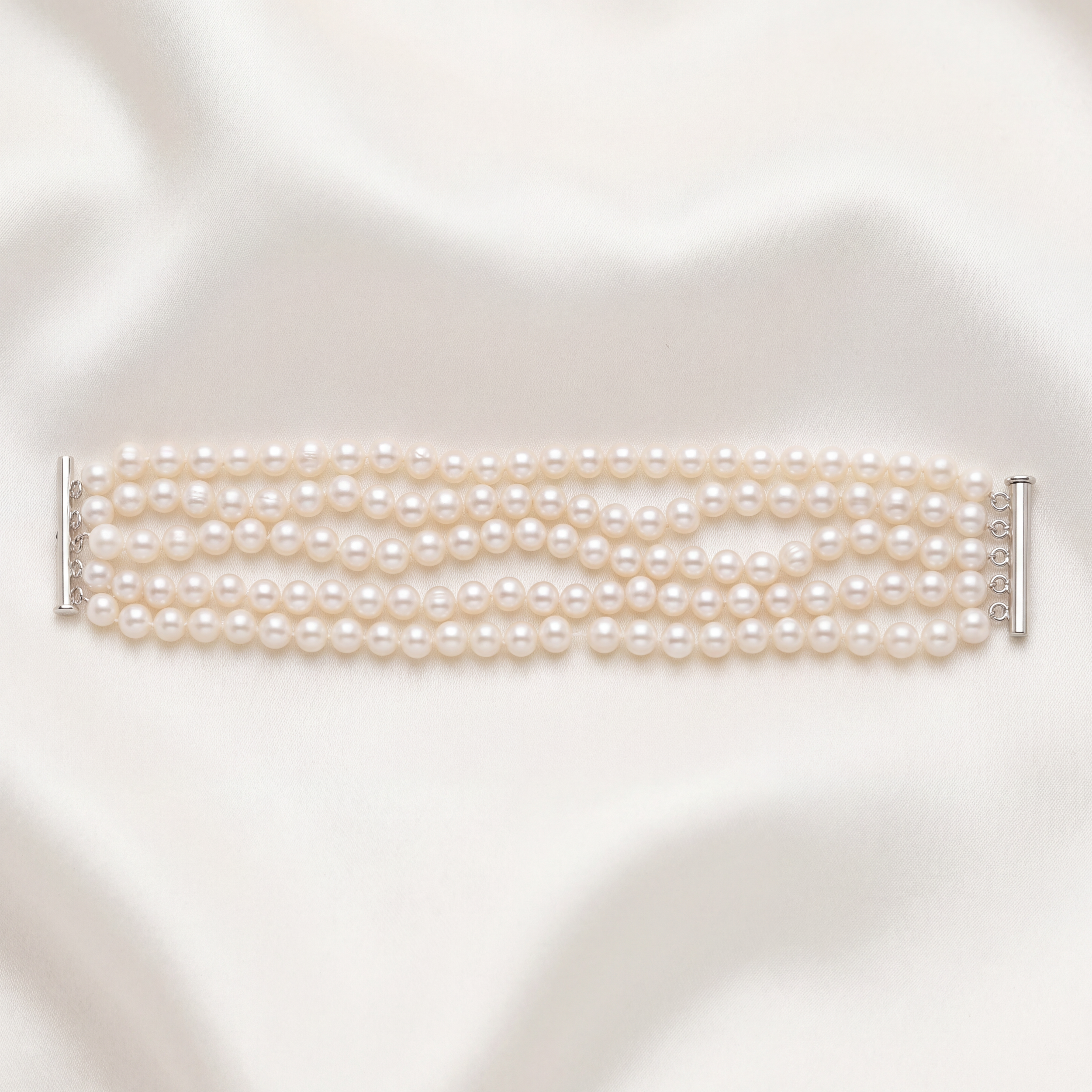 Five-Strand Pearl Bracelet