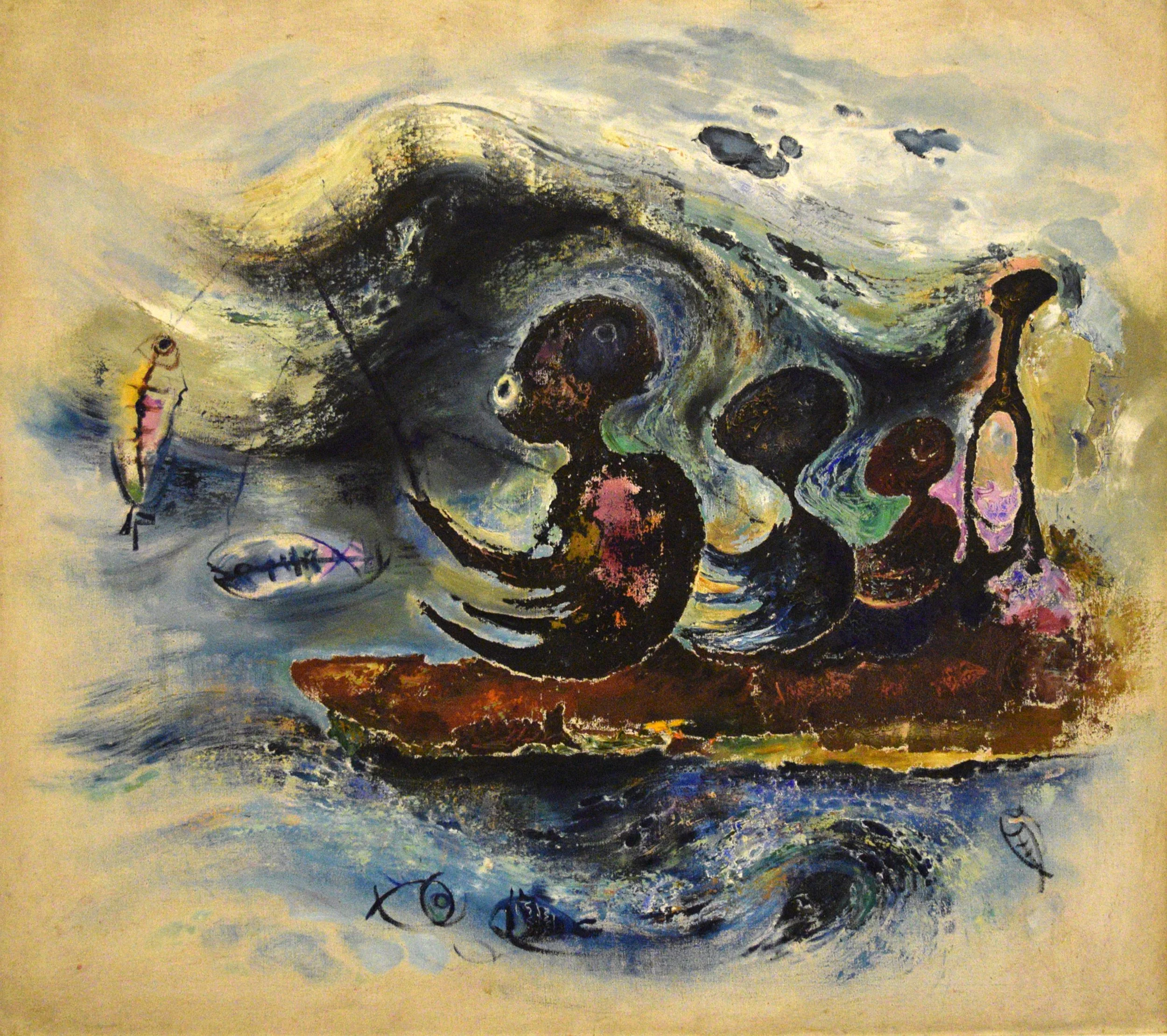 Arturo Martínez, "Pescadores negros"