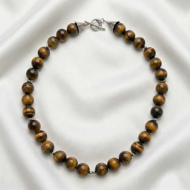Tiger’s Eye Bead Necklace
