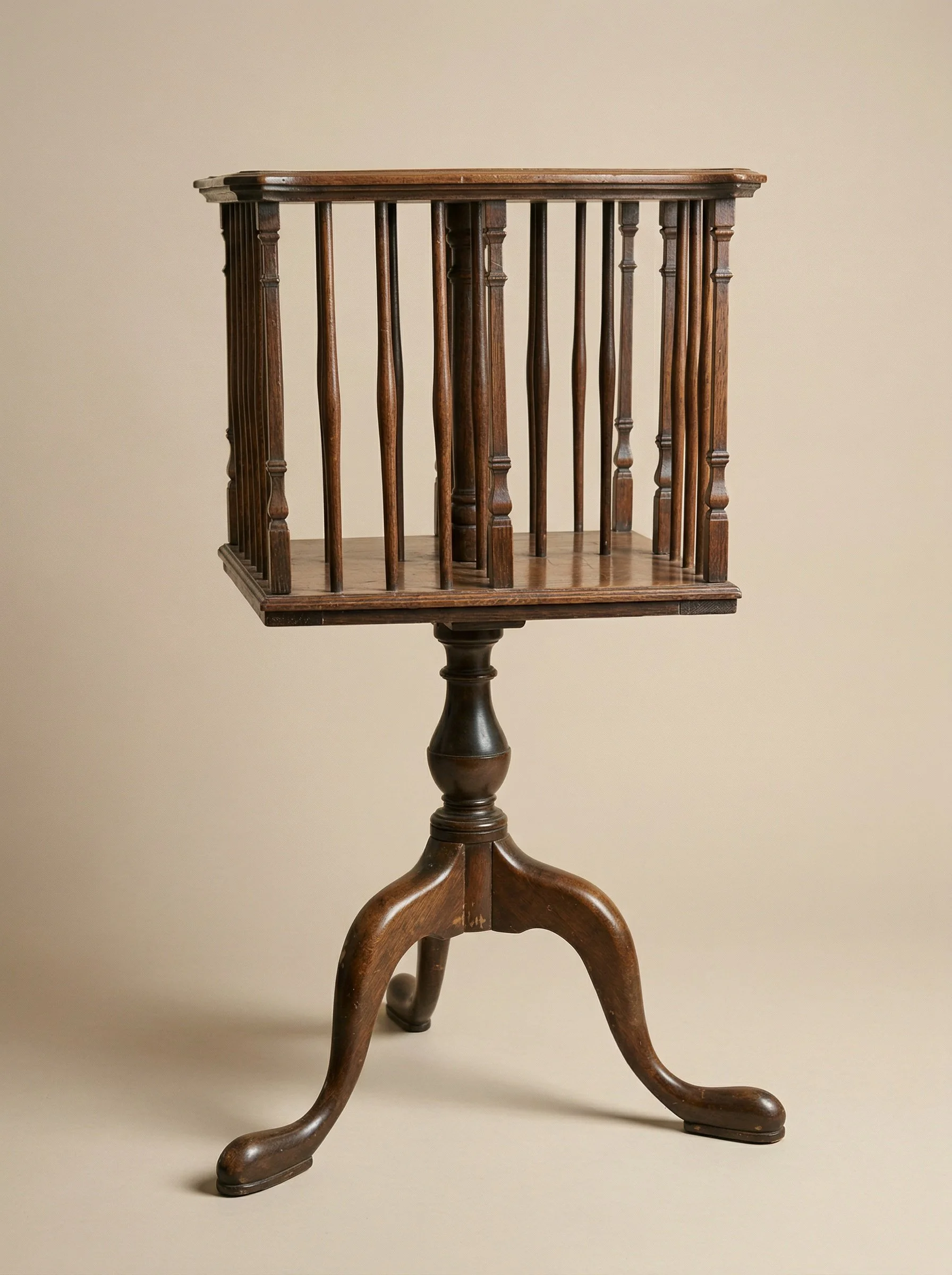 VICTORIAN REVOLVING BOOKCASE