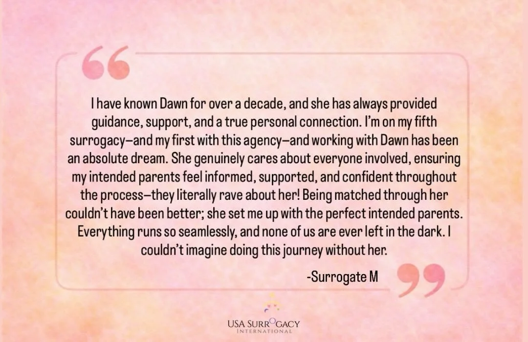Testimonial Thursday 🤍

Hear what Surrogate M has to say about working with us&hellip;

There&rsquo;s nothing more meaningful to us than creating an experience where our surrogates feel supported, valued, and truly cared for every step of the way.

