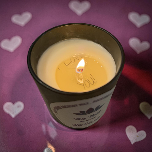 Hidden Message Candle