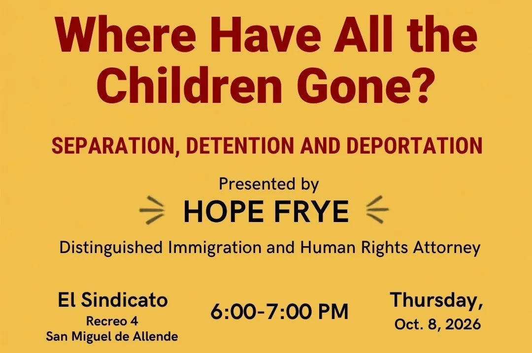 Oct 8, 2026: “Where Have All the Children Gone?”