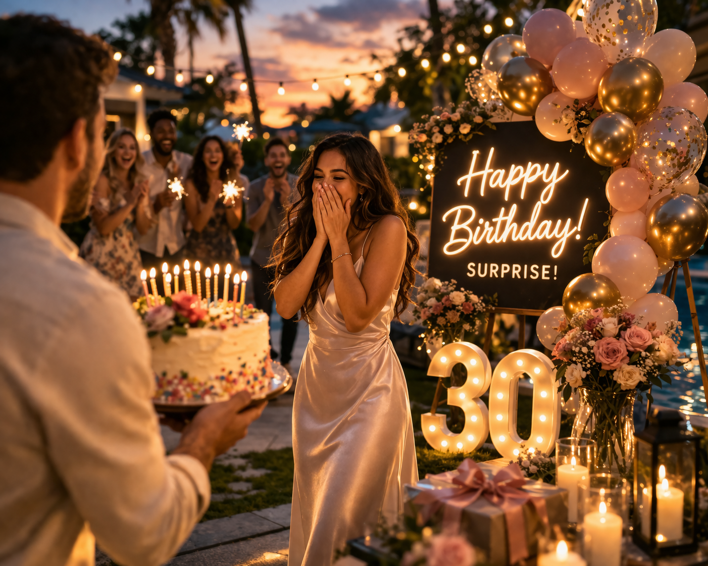 Surprise birthday party