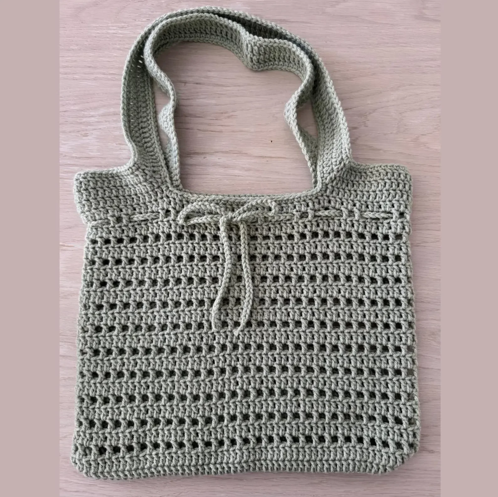 Crochet Tote - Sage