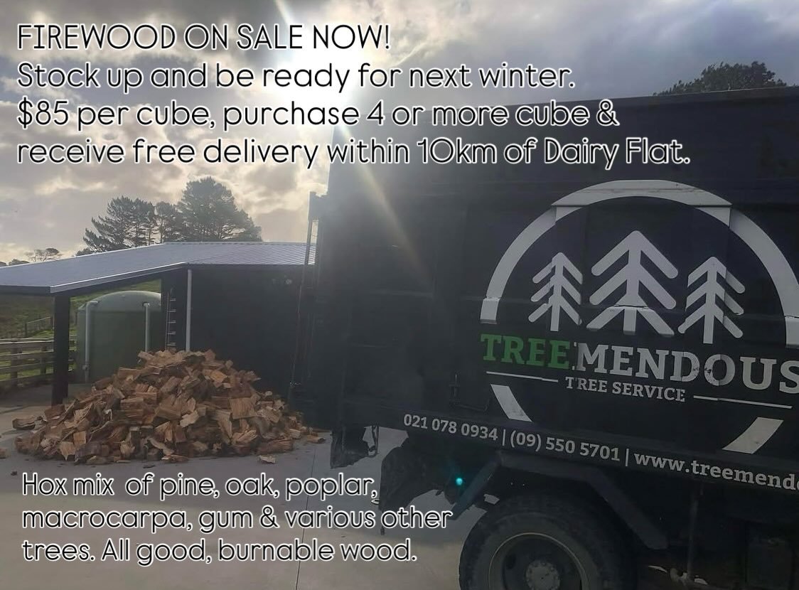FIREWOOD ON SPECIAL NOW, GET IT BEFORE ITS GONE 🪵 

Call Jason on 0210780934 or flick us a message!