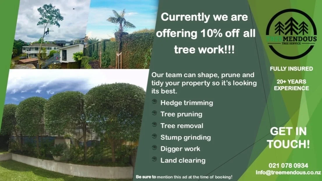 Don&rsquo;t leaf your yard looking messy 🍃

10% off all tree work on now!

Get in touch &amp; we can arrange to come by and provide you with a free quote 🌳